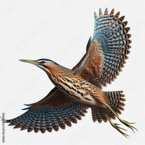 american bittern, Botaurus lentiginosus, avetoro lentiginoso, avetoro americano, американская выпь, isolated White background, wader, ave zancuda photo