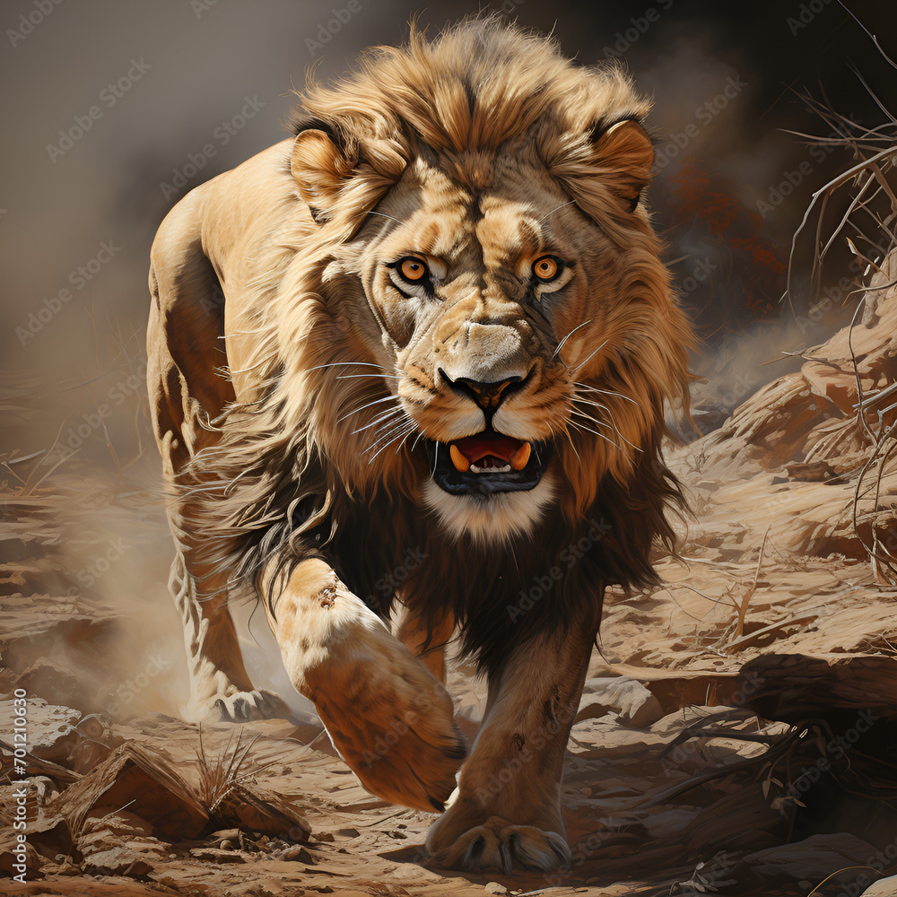 Fototapeta premium Lion