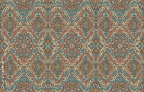 Native pattern american tribal indian ornament pattern geometric ethnic textile texture tribal aztec pattern navajo mexican fabric seamless decoration fashion