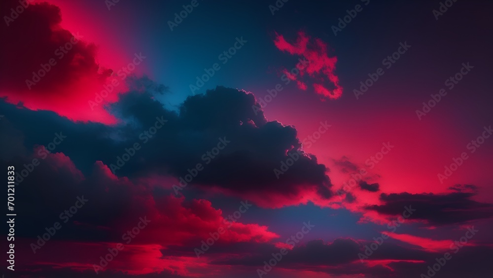 Naklejka premium clouds timelapse