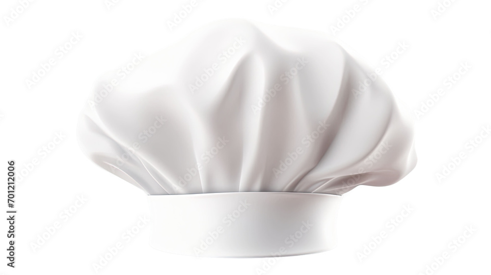 Chef hat isolated on transparent or white background - obrazy, fototapety, plakaty 