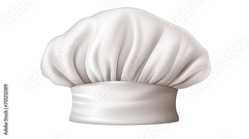 Chef hat isolated on transparent or white background