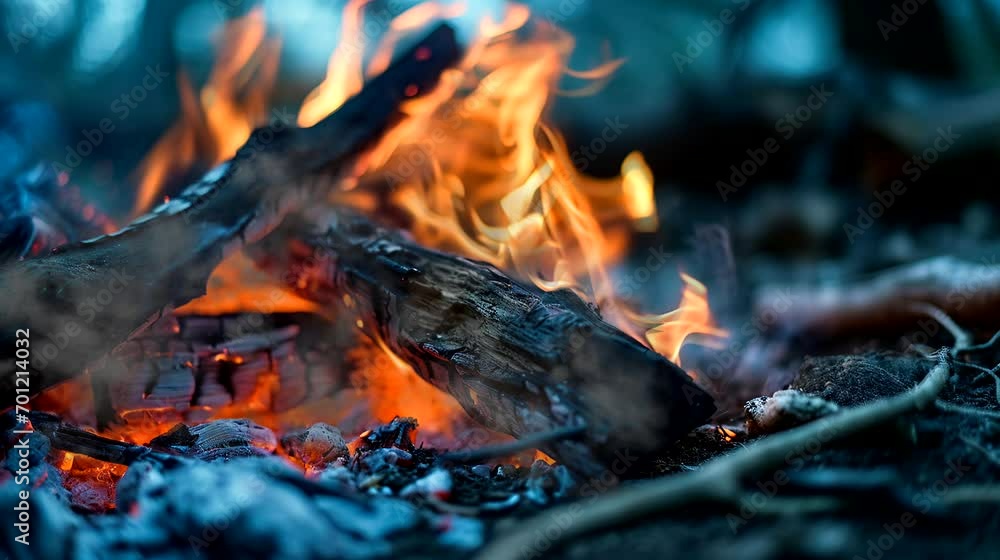 Bonfire Motion Video Crafted for Ultimate Relaxation. Generative AI Bonfire Motion Video Crafted for Ultimate Relaxation. Generative AI