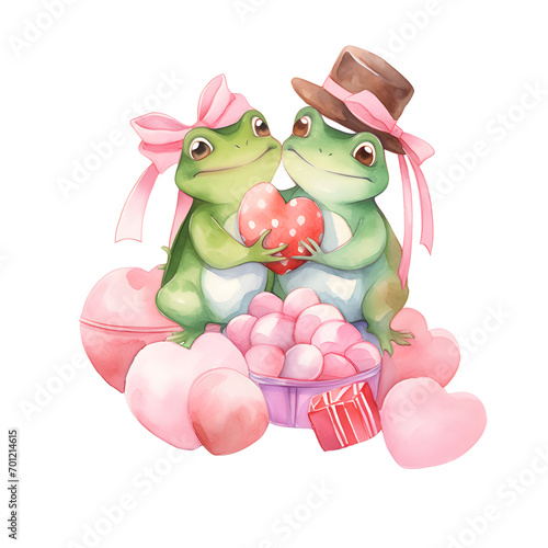 Whimsical Love  Charming Valentine s Day Frogs.