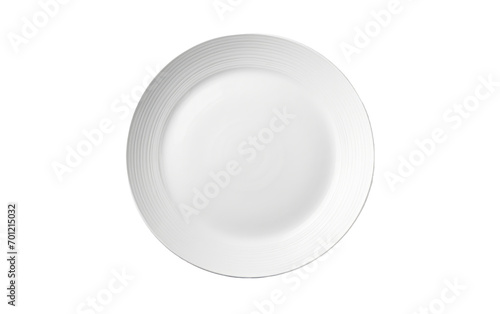 Use-and-Throw Plate isolated on transparent Background