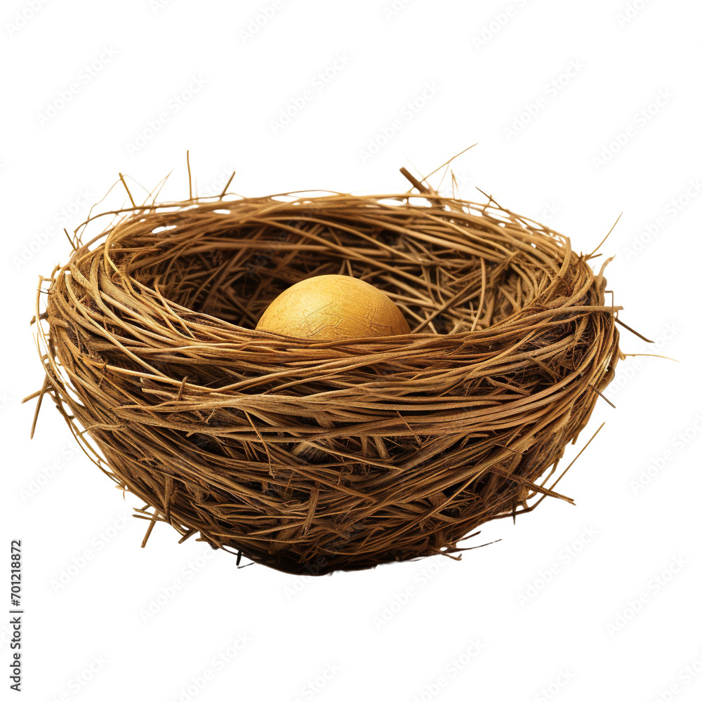 Bird nest isolated on white background Bird nest isolated on white background
