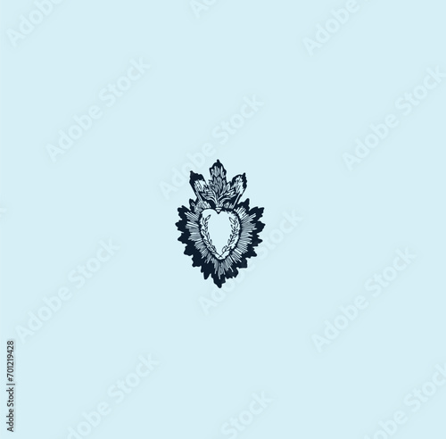 THESE HIGH QUALITY SACRED HEART JESUS VECTOR FOR USING VARIOUS TYPES OF DESIGN WORKS LIKE T-SHIRT, LOGO, TATTOO AND HOME WALL DESIGN