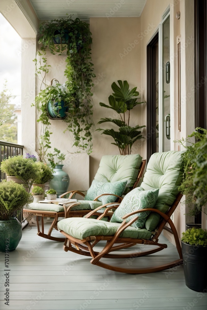 living room with a view