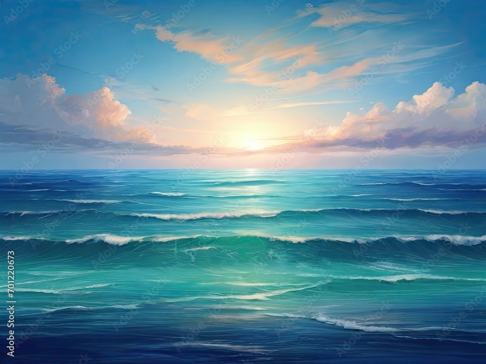 sea ​​view background design