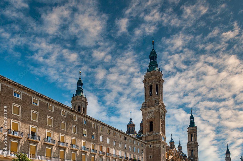 The Cathedral-Basilica of Our Lady of Pilar is a Roman Catholic church in the city of Zaragoza, Aragon. Spain