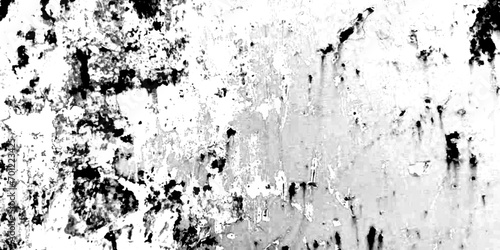black and white splatter splat dirty grunge cracked backdrop old wall grungy background. Grunge sublet halftone cracked aged ink dirty background with effect. Black isolated on white. material vintage