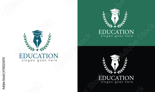 Education logo, School logo, College logo, Versity logo