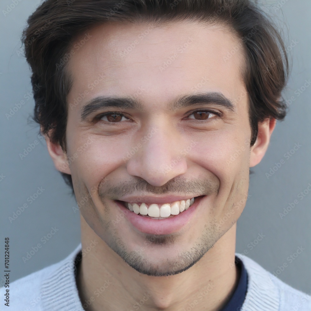 Fototapeta premium Portrait of a Young man staring into the camera