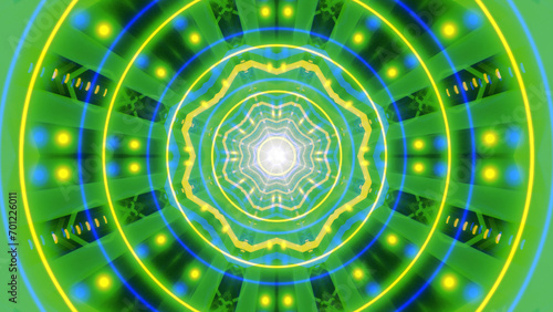 
Mandala 3D Kaleidoscope seamless loop Psychedelic Trippy Futuristic Traditional Tunnel Pattern for Consciousness Meditation Background Video Relaxing Ethnic Colorful pattern Chakra Kundalini Yoga