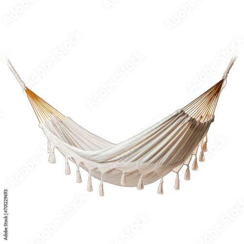 orange pillow is placed inside the hammock adding a pop of color and extra comfort photo