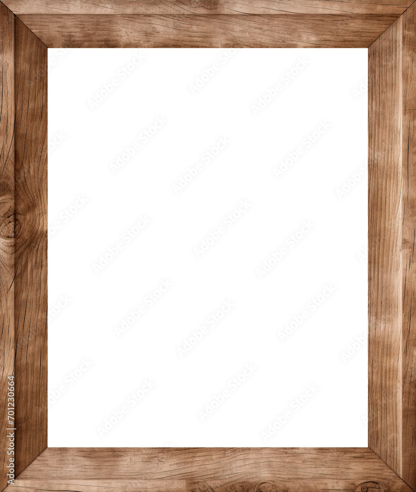 Wooden frame isolated on transparent background. PNG Wooden frame isolated on transparent background. PNG