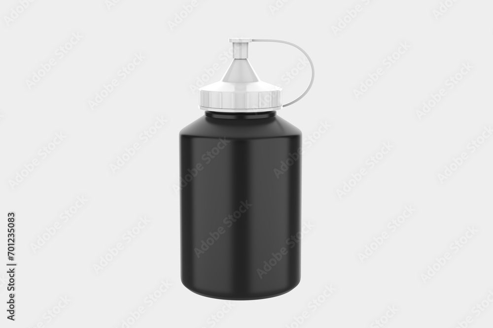 Dispenser Bottle Mockup Isolated On White Background.3d illustration Dispenser Bottle Mockup Isolated On White Background.3d illustration