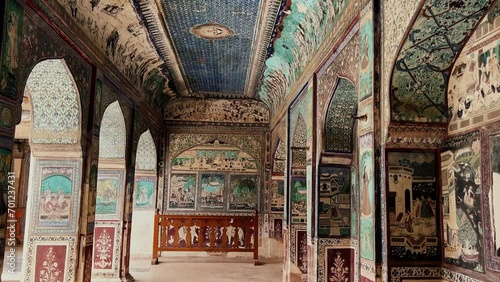 Bundi Palace In Rajasthan, India photo