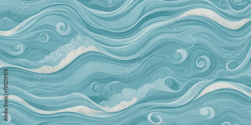 Abstract sea water wave ocean background.