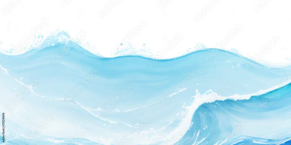 Seamless wave water ocean soft blue curve line background. Vector sea, wave, water background. Seamless wave water ocean soft blue curve line background. Vector sea, wave, water background.