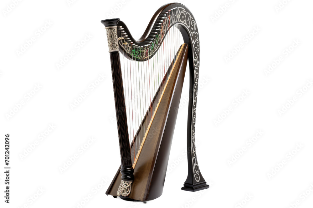 Presence of a Harp Isolated On Transparent Background