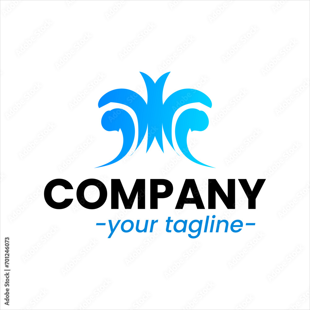 Sea waves logo set tidal waves ocean storm wavy river vector image company logo symbolizing water waves Sea waves logo set tidal waves ocean storm wavy river vector image company logo symbolizing water waves