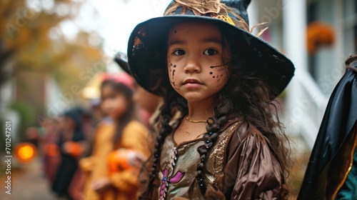 Kids Dressed Up for School Halloween Parade © Custom Media