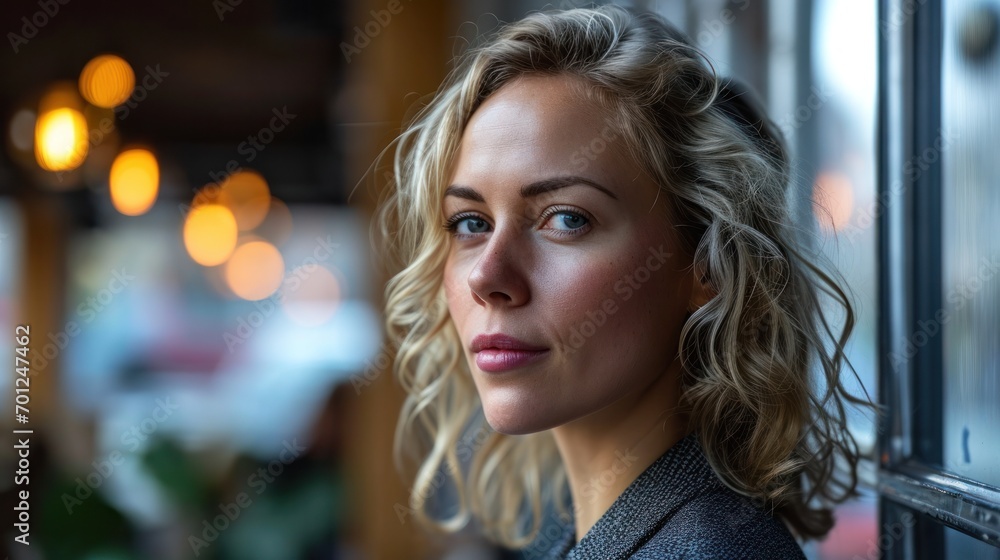 Blonde Woman in Business Discussion Blonde Woman in Business Discussion