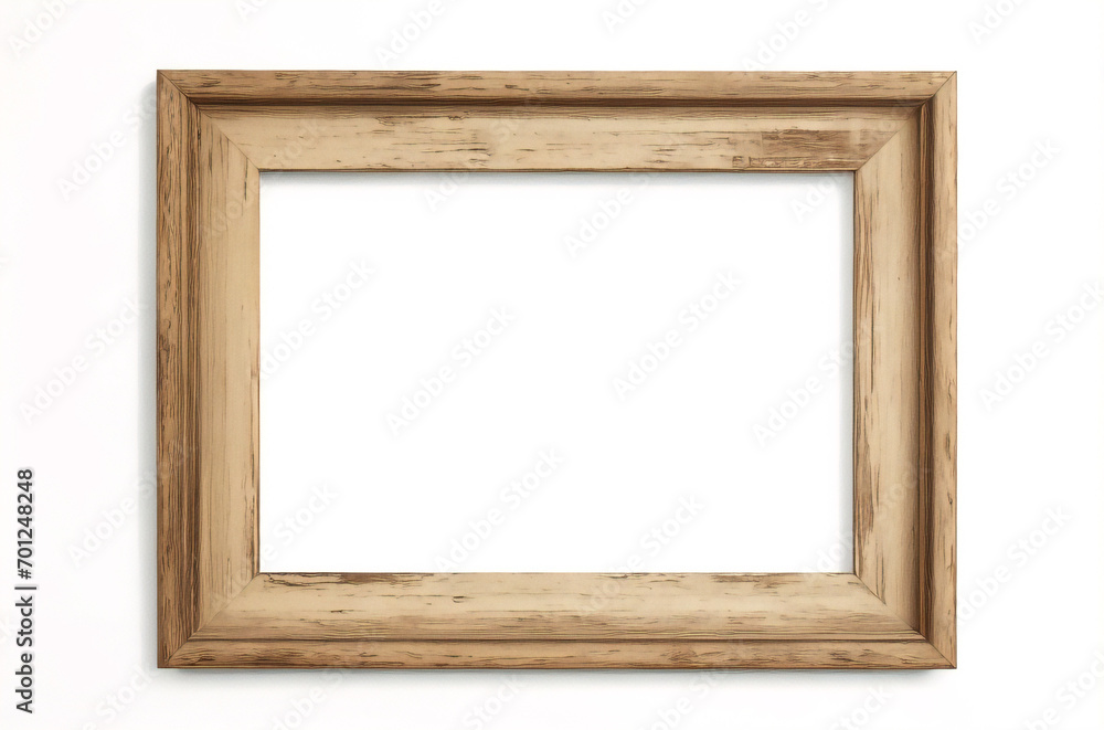 Fotomodell mit Holzrahmen an der Wand. Modell eines Bilderrahmens aus Holz. Horizontaler Rand mit Schatten. Leerer Fotorahmen A4 an der Hintergrundwand. Rand für Designdrucke, Poster und Gemälde. Vekt Fotomodell mit Holzrahmen an der Wand. Modell eines Bilderrahmens aus Holz. Horizontaler Rand mit Schatten. Leerer Fotorahmen A4 an der Hintergrundwand. Rand für Designdrucke, Poster und Gemälde. Vekt
