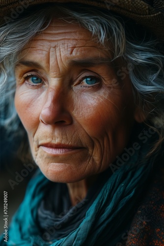 Close Up of a Senior Woman
