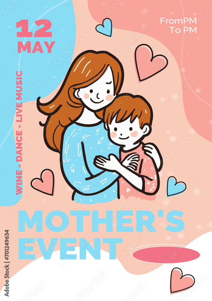 Mothers Day Event Poster Template Mothers Day Event Poster Template