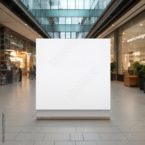 Blank Advertisement Poster  Empty  Board  Billboard  Signs  City  Template  White  Frame  Space  Generative Ai