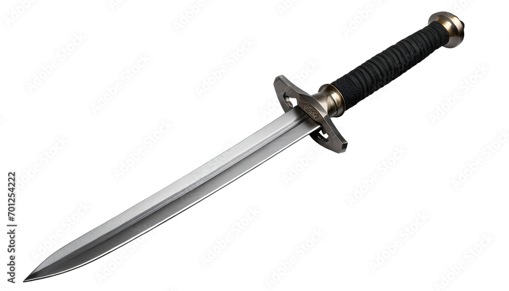 Realistic sword isolated on white. Realistic sword isolated on white.