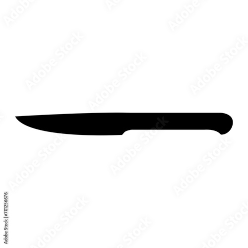 Silhouette Kitchen Knife Icon © Ibnu