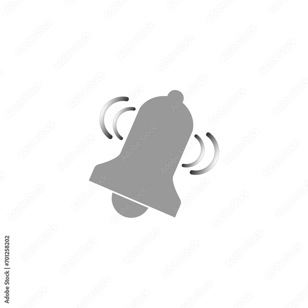 icon vector bell ringing template design icon vector bell ringing template design