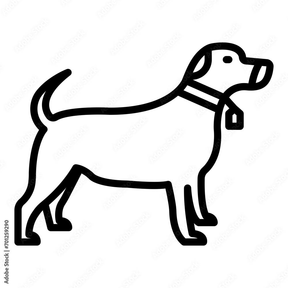 Dog Line icon