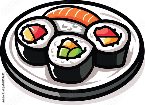 piatto di sushi e sashimi 02