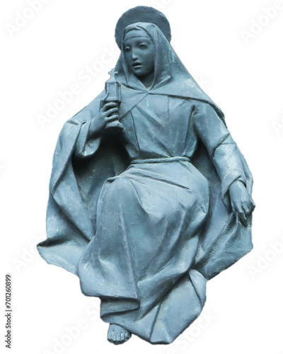 Close up fragment of medieval metal doors with decorative elements. Part of antique old door photography. High quality picture