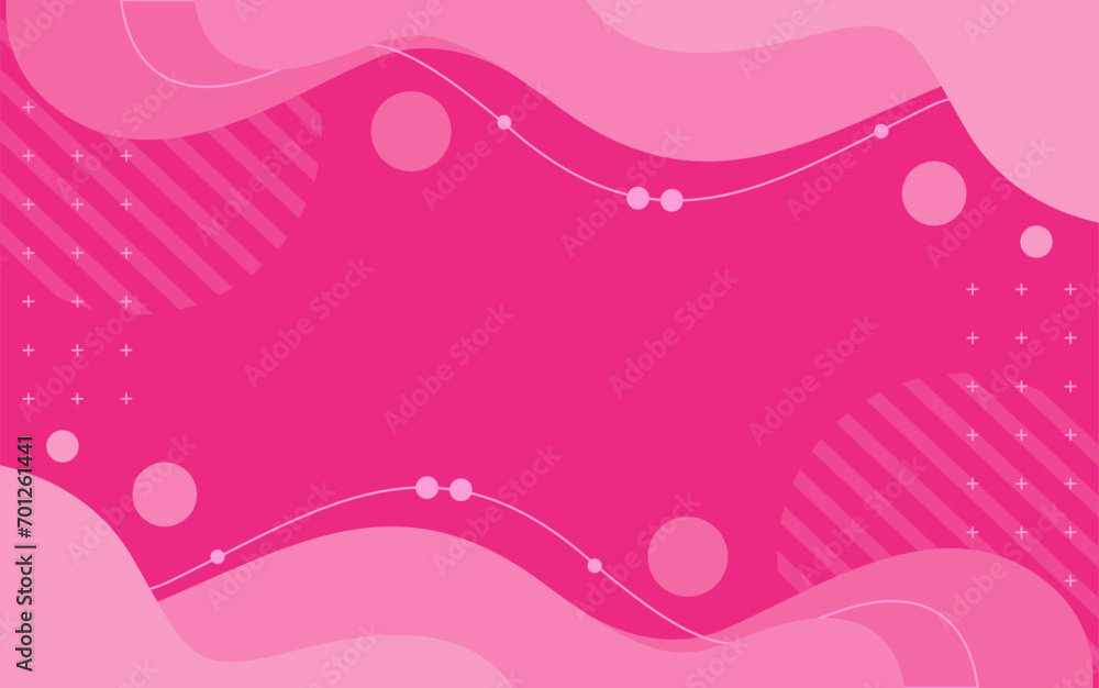Pink background with wave shapes for Valentine's design theme with empty space for text Pink background with wave shapes for Valentine's design theme with empty space for text