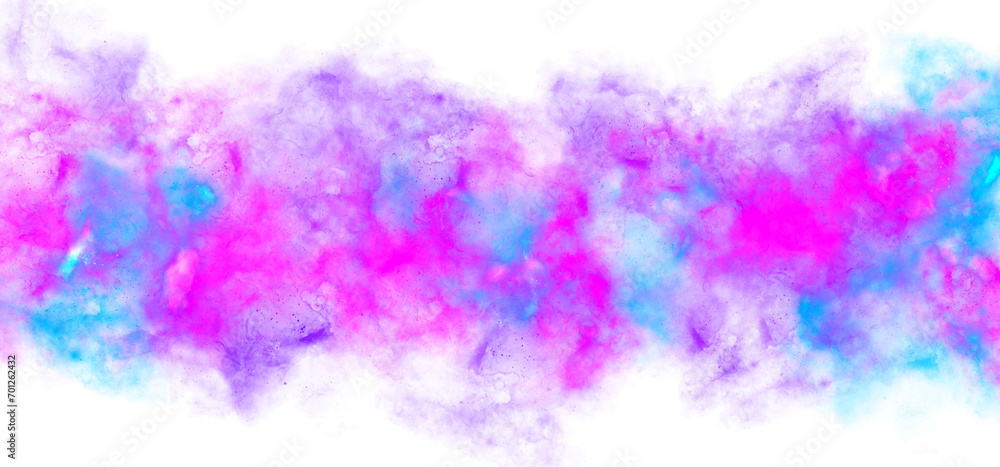 colorful space cloud dust effect