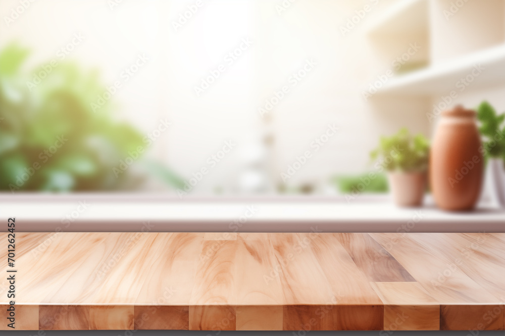 Wooden Table bright background Wooden Table bright background
