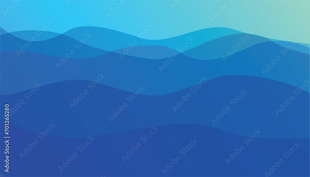 abstract background wave gradient design