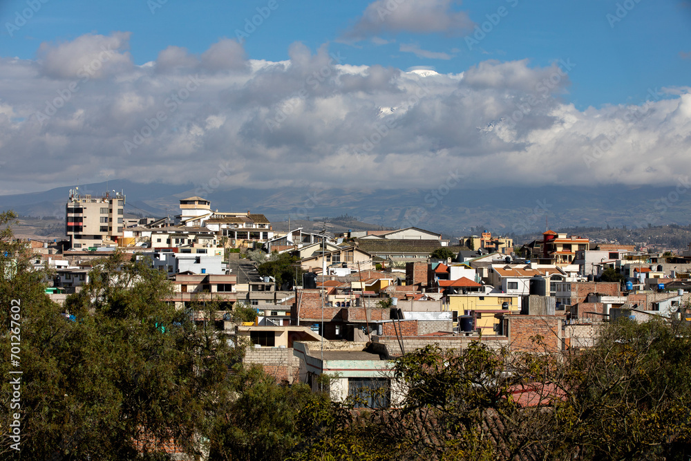 View of Riobamba, Ecuador