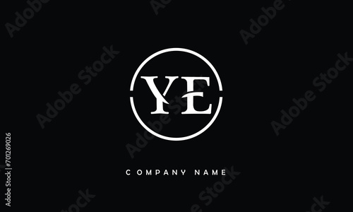 YE, EY, Y, E Abstract Letters Logo Monogram