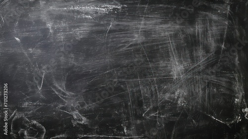 Chalkboard texture with chalk smudges and a dark matte finish. photo
