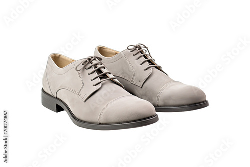 Gray Shoes Isolated On Transparent Background