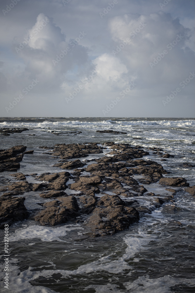 Tempête à La Pointe Saint Gildas Préfailles France Tempête à La Pointe Saint Gildas Préfailles France