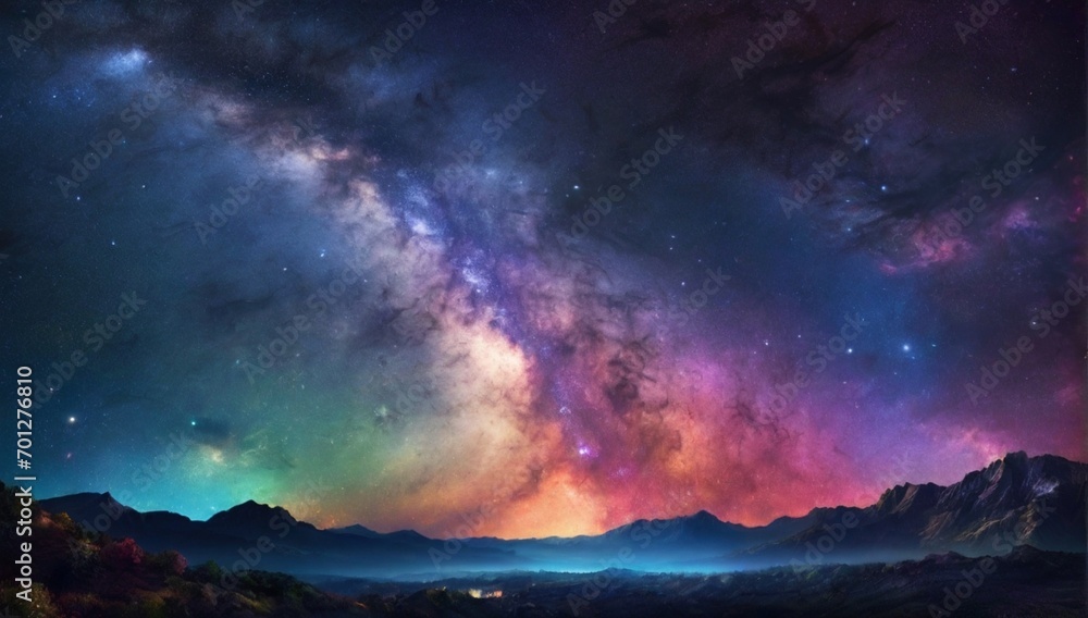 _Colorful_night_sky_full_of_stars_milky_