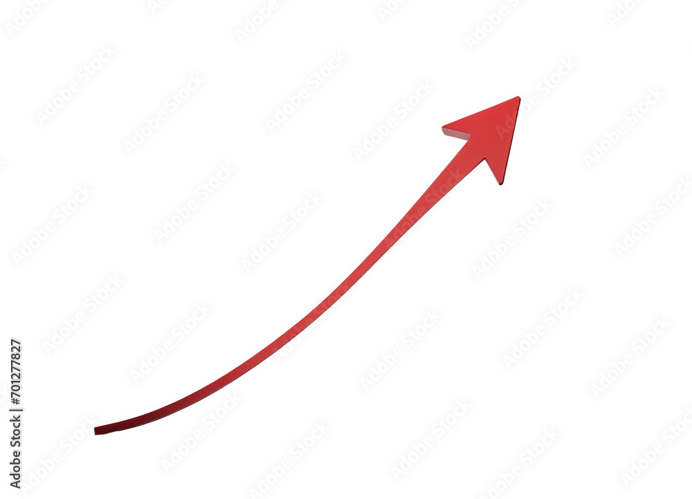 Red arrow on transparent background. Generated by AI. Red arrow on transparent background. Generated by AI.