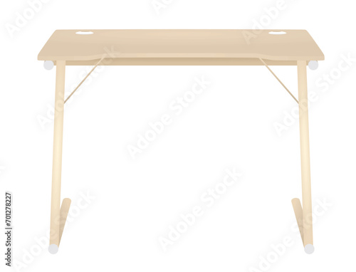 Office  computer table. vector illustration